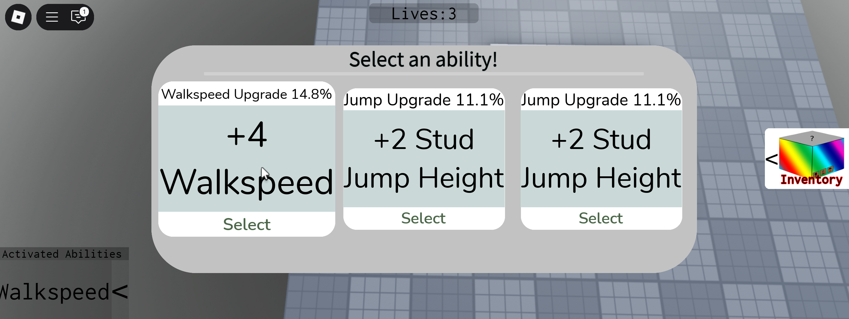 Choosing ability